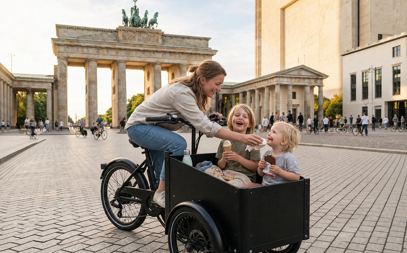 Familienausflug auf zwei Rädern