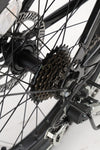 Nahaufnahme einer Shimano Kettenschaltung.