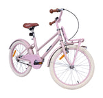 Rosa Fahrrad von vorne rechts