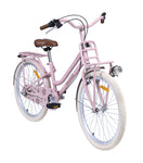 Rosa Fahrrad von vorne rechts