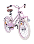 Rosa Fahrrad von vorne links