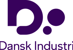 Lila Logo von Dansk Industri.