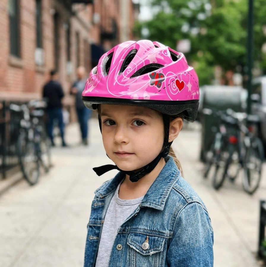Chanty Kinderhelm – Pink mit Schmetterling