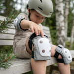 CHANTY Kinderhelm + Schutzset – Sandbeige