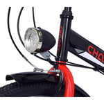 Chanty 24" Kinderfahrrad – Junge – Schwarz/Rot – 7 Gänge & V-Bremsen