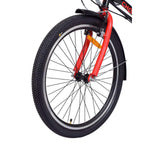 Chanty 24" Kinderfahrrad – Junge – Schwarz/Rot – 7 Gänge & V-Bremsen