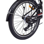 Chanty 24" Kinderfahrrad – Junge – Schwarz/Rot – 7 Gänge & V-Bremsen