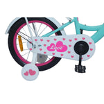 CHANTY Love 16" Mintgrün Kinderfahrrad | Mädchen |