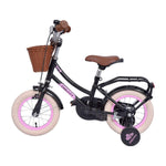 CHANTY Lovely 12" Schwarzes Mädchenfahrrad | 2-4 Jahre |