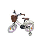 CHANTY Hübsches 14" Beige Mädchenfahrrad | 3-5 Jahre |