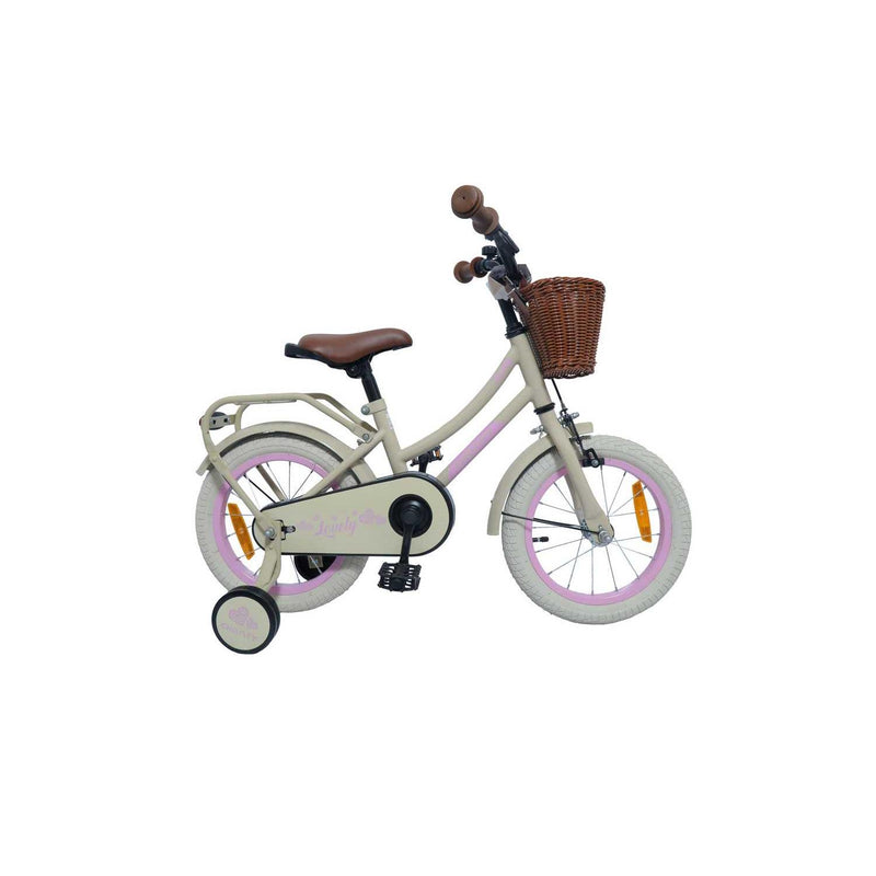 CHANTY Lovely 14" Beiges Mädchenfahrrad | 3-5 Jahre |