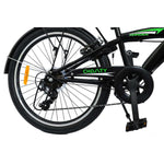 CHANTY Roader 24" Schwarz & Grün Jungenfahrrad | 7 Gänge |