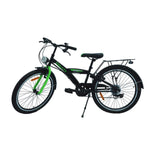 CHANTY Roader 24" Schwarz & Grün Jungenfahrrad | 7 Gänge |