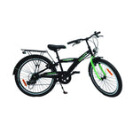 CHANTY Roader 24" Schwarz & Grün Jungenfahrrad | 7 Gänge |