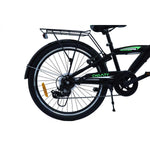 CHANTY Roader 24" Schwarz & Grün Jungenfahrrad | 7 Gänge |