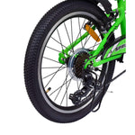 CHANTY Sprinter 20" Grünes Jungenfahrrad | 7 Gänge |