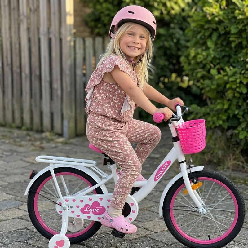 CHANTY Love 18" Pinkes Kinderfahrrad | Mädchen |