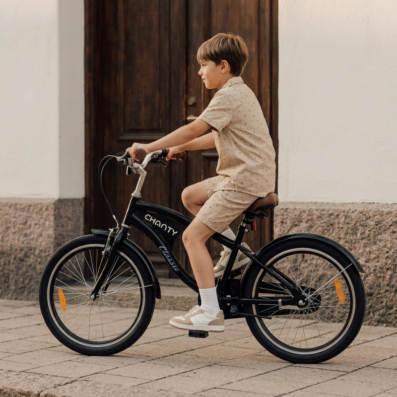 CHANTY Classic 20" Schwarzes Kinderfahrrad