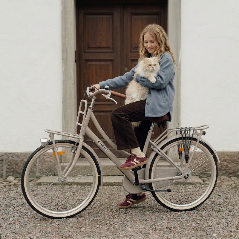 Chanty Kinderfahrrad – City – 26 Sand