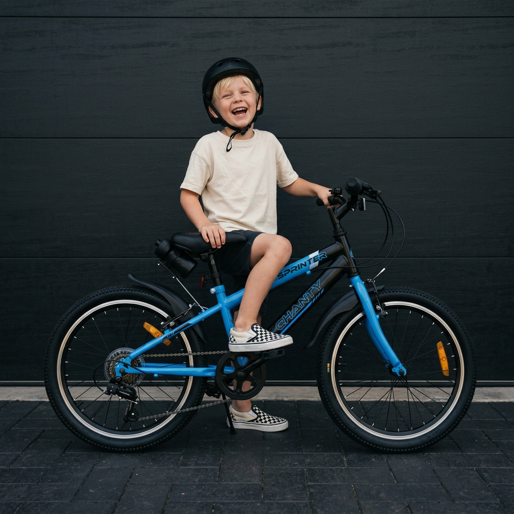 CHANTY Sprinter 26" Blaues Jungenfahrrad | 7 Gänge |