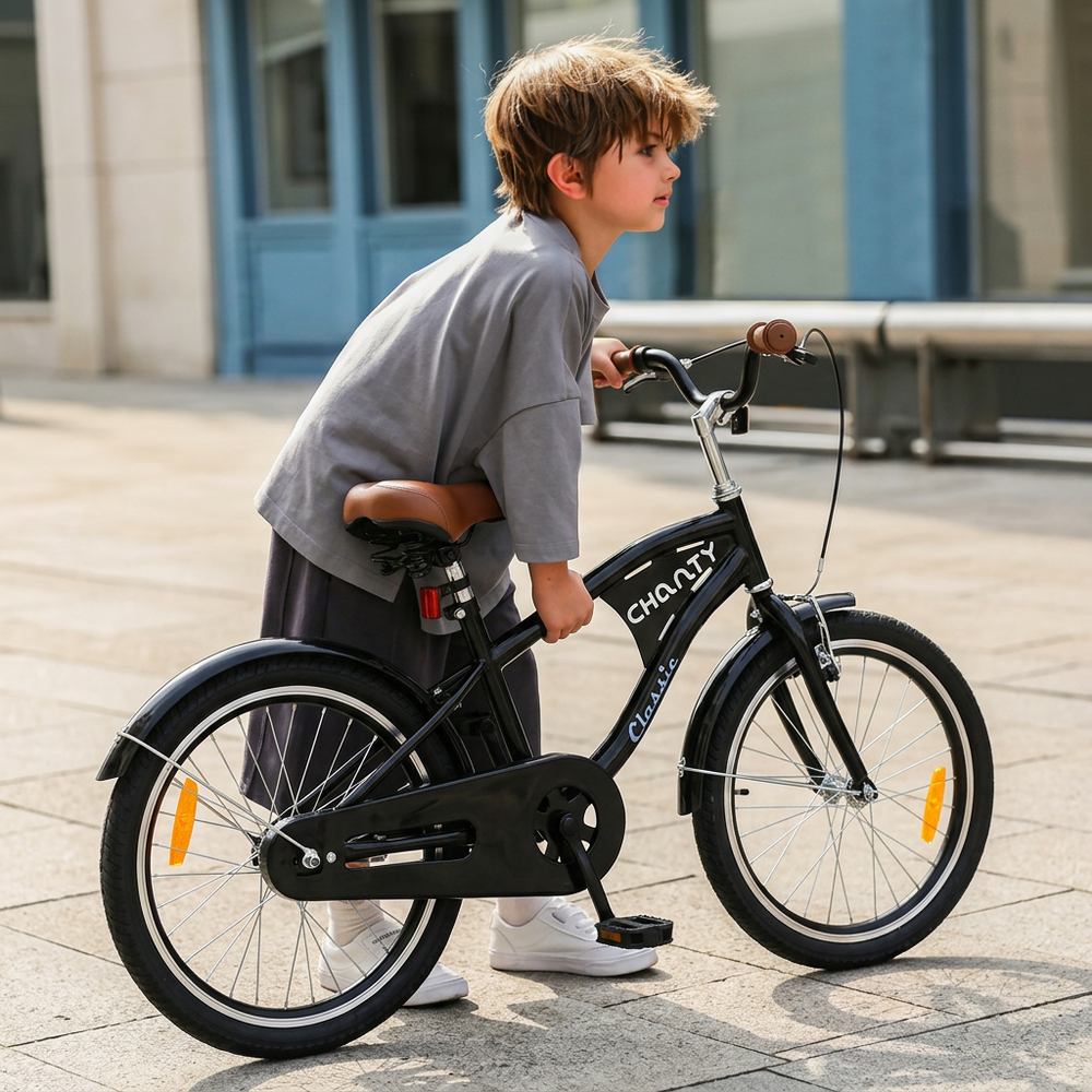 CHANTY Classic 20" Schwarzes Kinderfahrrad